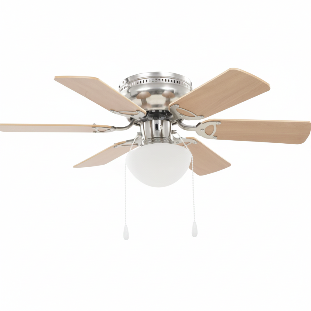 Ventilateur de Plafond Orné avec Éclairage – 82 cm
