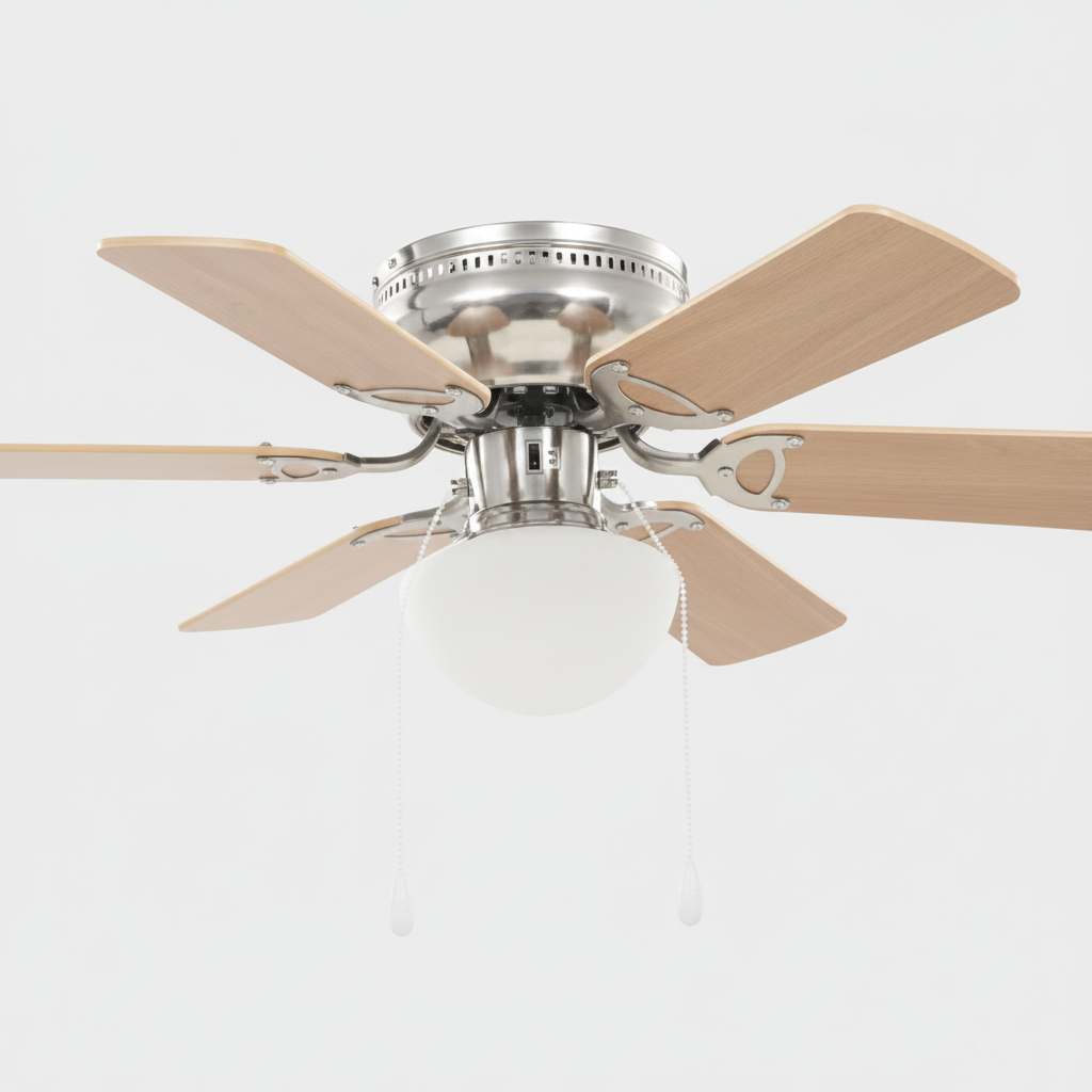 Ventilateur de Plafond Orné avec Éclairage – 82 cm