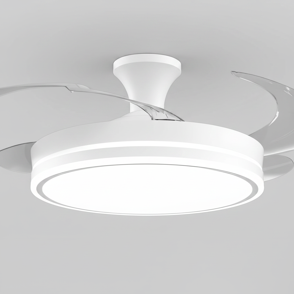 Ventilateur de Plafond Rétractable avec Télécommande