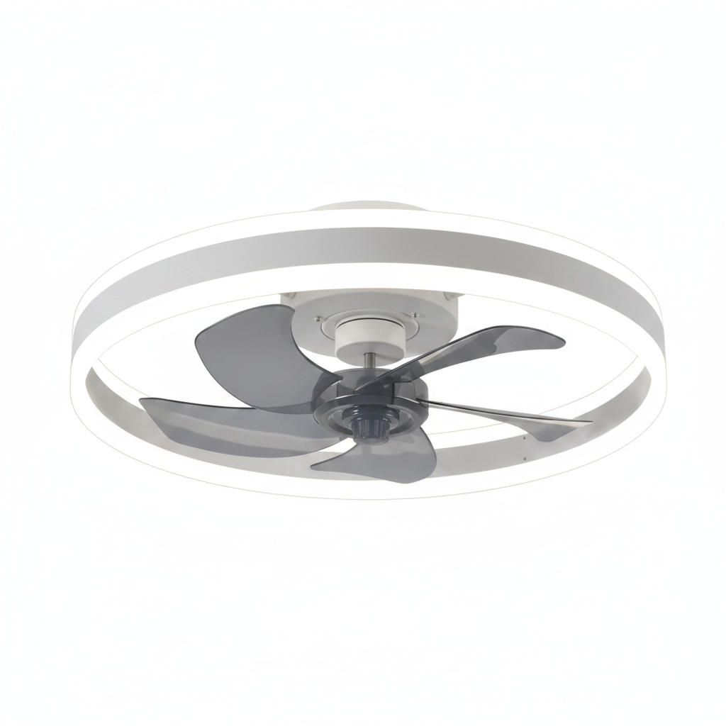 Ventilateur de Plafond Rond Intelligent avec Télécommande